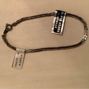 New vintage silver plate bracelet